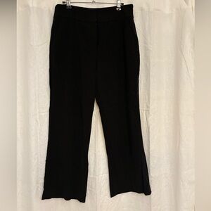 Veronica Beard Elegant Black Straight Leg Pants